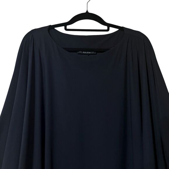 Bryn Walker Size 1X Wilder Jersey Crew Neck Elbow Dolman Banded 3/4 Sleeve Tunic - Picture 2 of 4